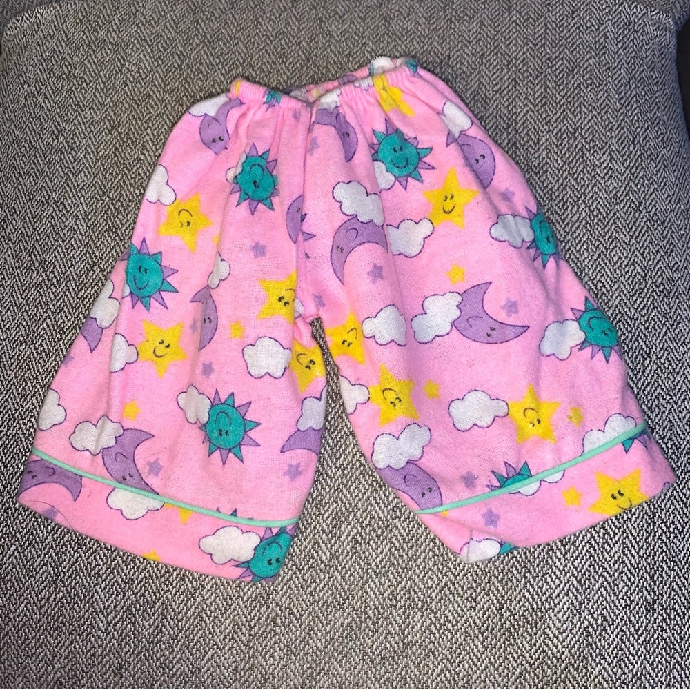 Teddy Bear The Bear Factory 2001 Stuffed Animal Plush Pajama Pants rare vintage